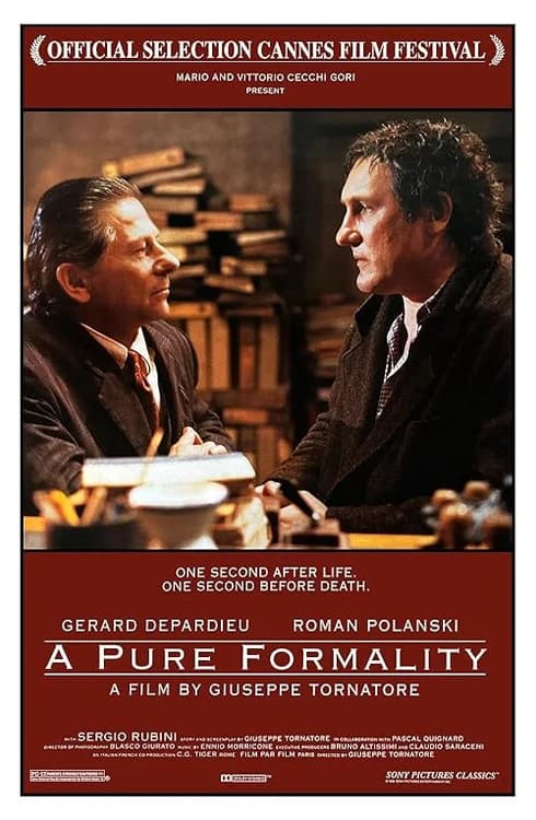 A Pure Formality film posteri