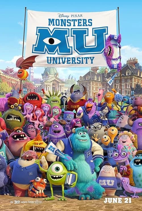 Monsters University film posteri